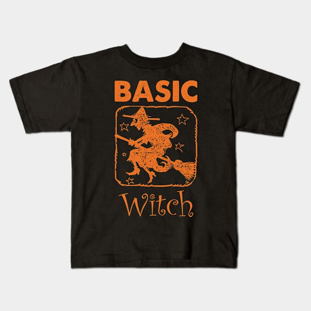 Basic Witch | Halloween Tee Kids T-Shirt by SynapseWorks